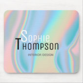 ホログラフィモダンック液大理石 マウスパッド (正面)