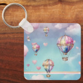 ホログラフィモダンック熱気球キーチェーン キーホルダー (正面)