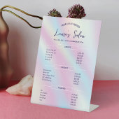 ホログラフィモダンック爪、 ネイル美しいサロン価格表 台座サイン