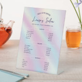 ホログラフィモダンック爪、 ネイル美しいサロン価格表 台座サイン (インサイチュ)