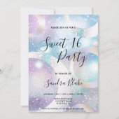 ホログラフィモダンック箔円ホログラフ 招待状 (正面)