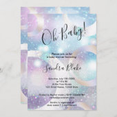 ホログラフィモダンック箔円ホログラフ 招待状 (正面/裏面)