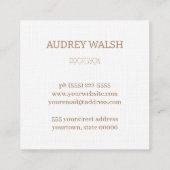 ホログラフィモダンック簡易四角形名刺 スクエア名刺 (裏面)