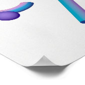 ホログラフィモダンック80年代 ポスター (角)