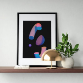 ホログラフィモダンック80年代 ポスター