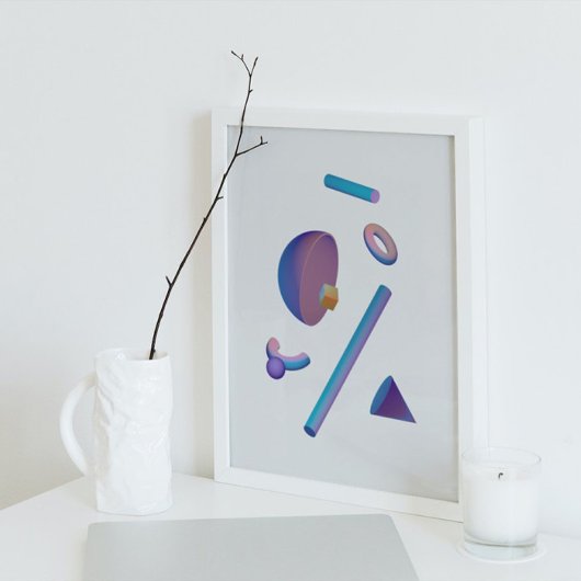 ホログラフィモダンック80年代 ポスター