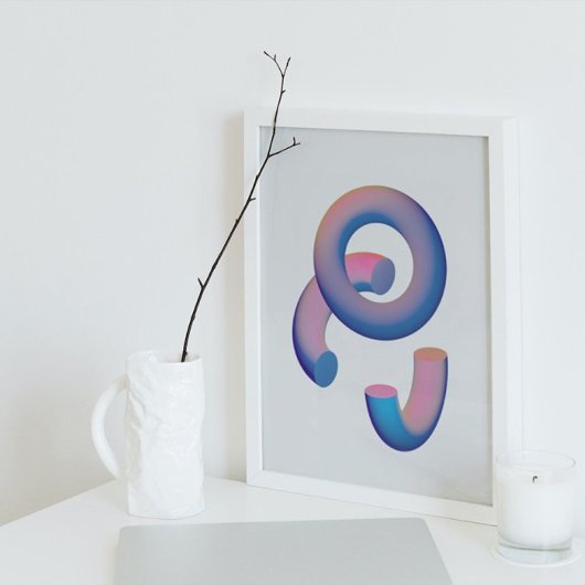 ホログラフィモダンック80年代 ポスター