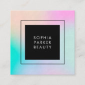 ホログラフィモダンック|ソーシャルメディア スクエア名刺 (正面)