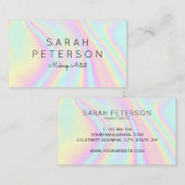 ホログラフィモダンック 名刺 (正面/裏面)