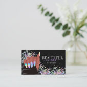 ホログラフィー爪、 ネイルサロンafroamerican hand 名刺 (スタンド正面)