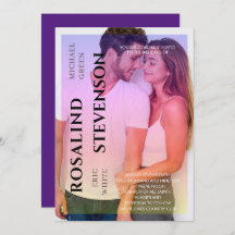 ホログラフィー ピンク パープル オーバーレイ フォト ウェディング