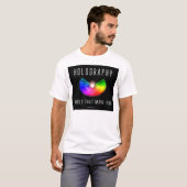 ホログラフィー。 動かすイメージ。 (2b) tシャツ (正面フル)