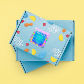 ホログラフィ感謝していードダイヤモンドドリップ爪、 ネイルホットピンクブルー スクエアシール