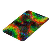 ホログラフィ輝くックブライトレインボーライトグリッター マグネット (左側)