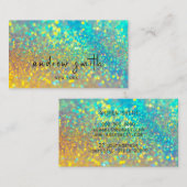 ホログラフィ輝くックOpal名刺 名刺 (正面/裏面)