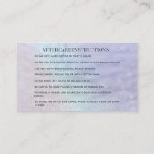 ホログラフィ魅力的ック真珠メイクアップ気にアイ 名刺 (裏面)