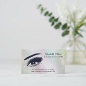 ホログラフィ魅力的ック真珠メイクアップ気にアイ 名刺 (スタンド正面)