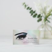 ホログラフィ魅力的ック真珠メイクアップ気にアイ 名刺 (スタンド正面)