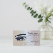 ホログラフィ魅力的ック真珠メイクアップ気にアイ 名刺 (スタンド正面)