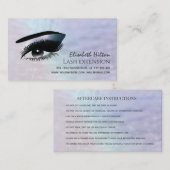 ホログラフィ魅力的ック真珠メイクアップ気にアイ 名刺 (正面/裏面)