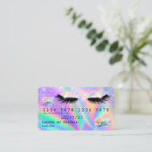 ホログラフモダンアイズ遺跡証明書 名刺 (スタンド正面)