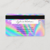 ホログラフモダンアイズ遺跡証明書 名刺 (裏面)