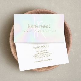 ホログラフモダンモノグラム 名刺