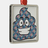 ホログラムうんこ絵文字 メタルオーナメント (右)