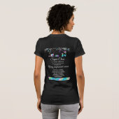 ホログラムが輝くメイドのハウスクリーニングチラシ Tシャツ (裏面フル)