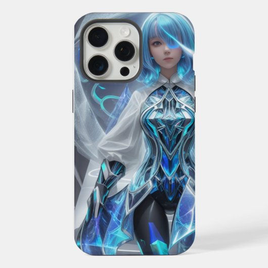 ホログラムで輝きをプラスして保護する iPhoneケース (裏面)