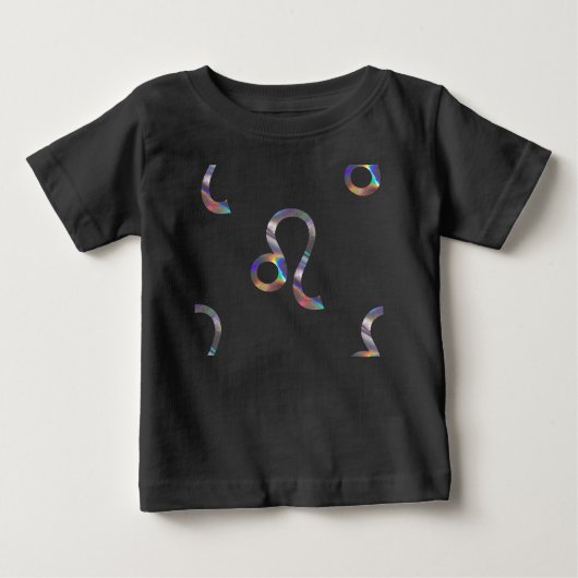 ホログラムのレオ ベビーTシャツ (正面)