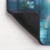 ホログラムの雨の通り マウスパッド (コーナー)