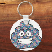 ホログラムウンチ絵文字 キーホルダー (正面)