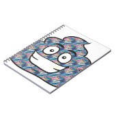 ホログラムウンチ絵文字 ノートブック (左側)