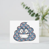 ホログラムウンチ絵文字 ポストカード (スタンド正面)