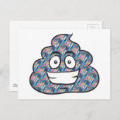 ホログラムウンチ絵文字 ポストカード (正面/裏面)