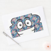 ホログラムウンチ絵文字 長方形シール (封筒)