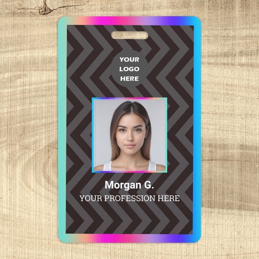 ホログラムカスタムロゴ バッジ