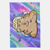 ホログラムダンプトランプ キッチンタオル (縦)