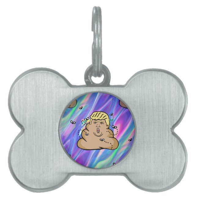 ホログラムダンプトランプ ペットネームタグ (正面)