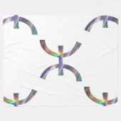 ホログラムピースブランケット フリースブランケット (正面(横))