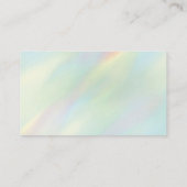 ホログラムモダン梨ユース省名刺 名刺 (裏面)