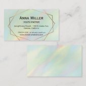 ホログラムモダン梨ユース省名刺 名刺 (正面/裏面)