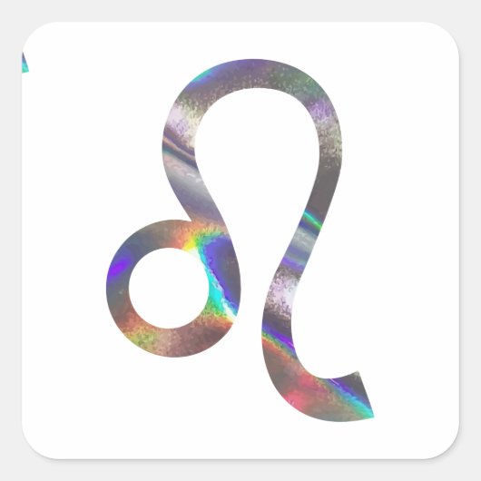 ホログラムレオ スクエアシール (正面)