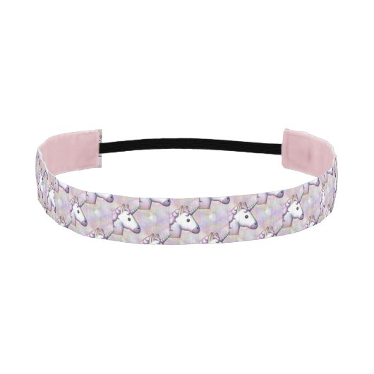 ホログラム一角絵文字ヘッドバンド アスレチックヘッドバンド (正面)