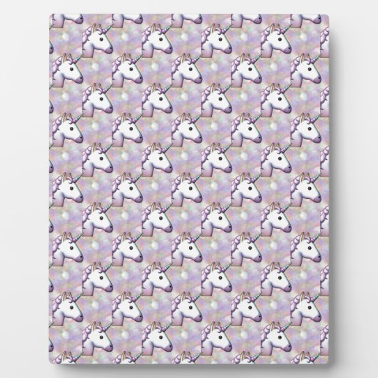 ホログラム一角絵文字 フォトプラーク (正面)