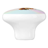 ホログラム上の恐竜 セラミックノブ (側面)