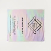 ホログラム及びロゴタペストリー タペストリー (正面(横))