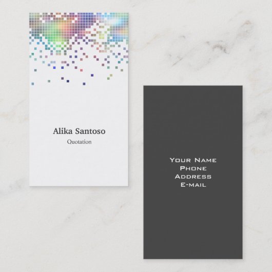 ホログラム名刺 名刺 (正面/裏面)