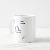 ホログラム図書館 コーヒーマグカップ (正面左)